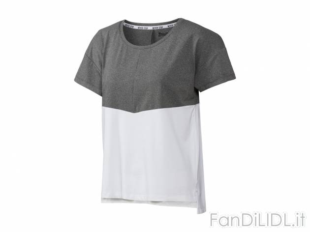 T-shirt sportiva da donna Crivit, le prix 4.99 &#8364; 
Misure: S-L
Taglie ...