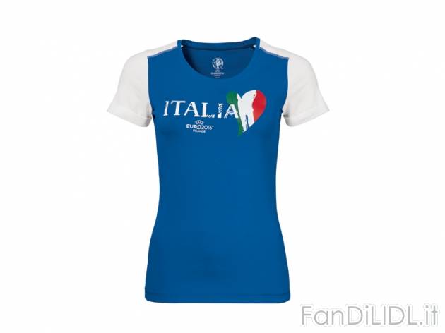 T-shirt da donna UEFA , prezzo 4,99 &#8364; per Alla confezione 
- Materiale: ...