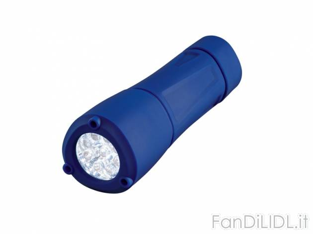Torcia a LED , prezzo 3,99 &#8364; per Alla confezione 
- 9 LED a basso consumo ...