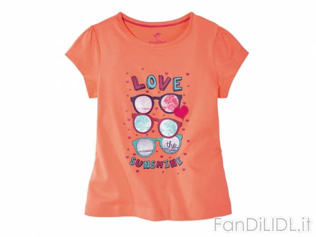 T-shirt da bambina Lupilu, prezzo 4,99 &#8364; per Alla confezione 
- Materiale: ...