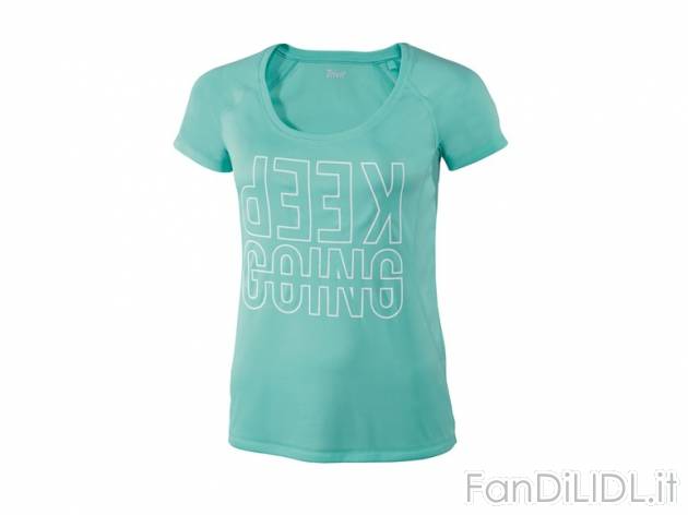 T-shirt sportiva da donna , prezzo 3,99 &#8364; per Alla confezione 
- Misure ...