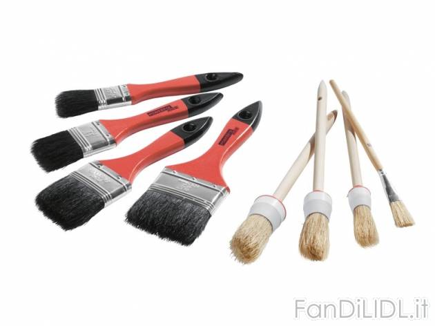 Set pennelli Powerfix, prezzo 2,99 &#8364; per Al set 
- 3 pennelli rotondi ...