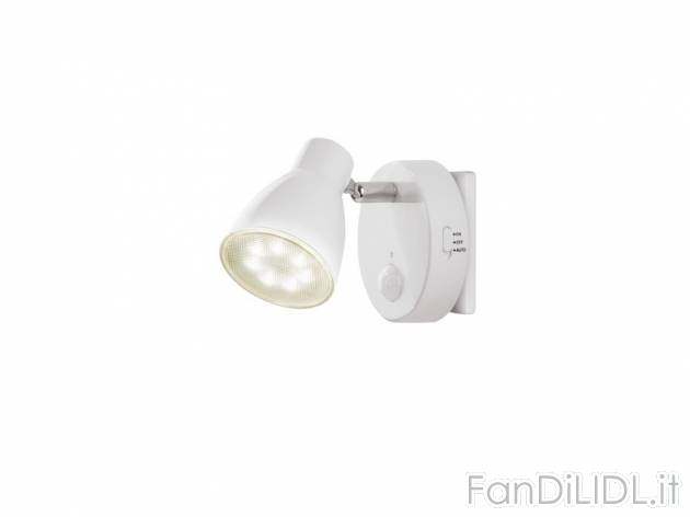 Faretto LED con sensore di movimento , prezzo 9,99 &#8364; per Alla confezione ...