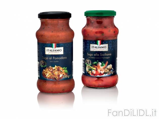 Sugo alla Siciliana o sugo al Pomodoro con ricotta Italiamo, prezzo 0,69 &#8364; ...