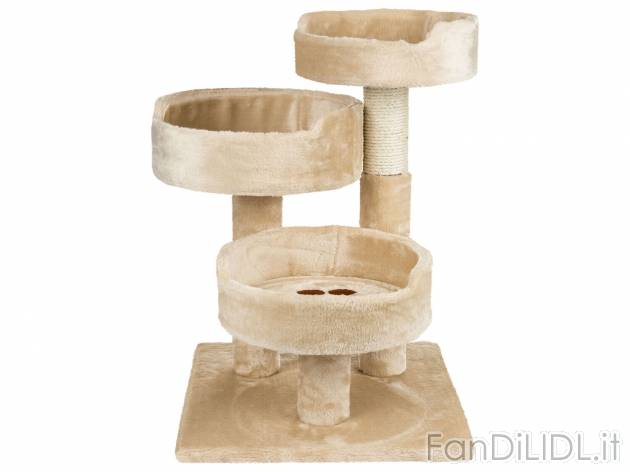 Tiragraffi a torre per gatti Zoofari, prezzo 39.99 € 
- Dimensione cestelli:
- ...