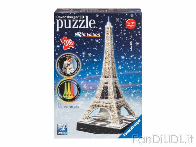 Puzzle 3D con LED &quot;Ravensburger&quot; Ravensburger, prezzo 19.99 &#8364; ...