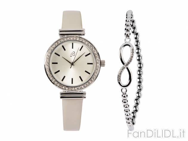 Set orologio e braccialetto da donna Auriol, prezzo 7.99 &#8364; 
- Orologio ...