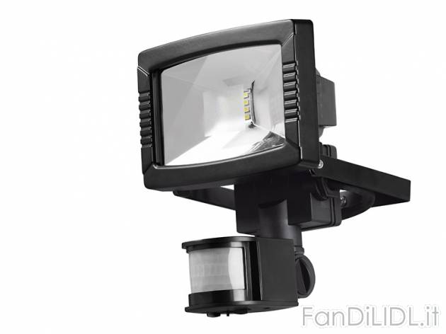 Faro LED con rilevatore di movimento Livarno Lux, prezzo 17,99 &#8364; per Alla ...