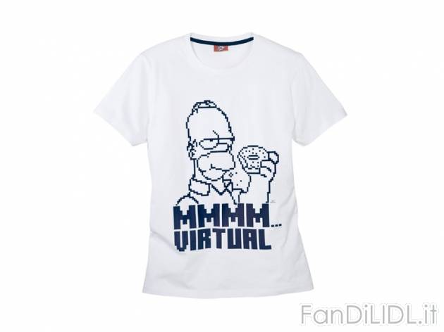 T-Shirt da uomo “Homer Simpson, Garfield” , prezzo 6,99 &#8364; per Alla ...