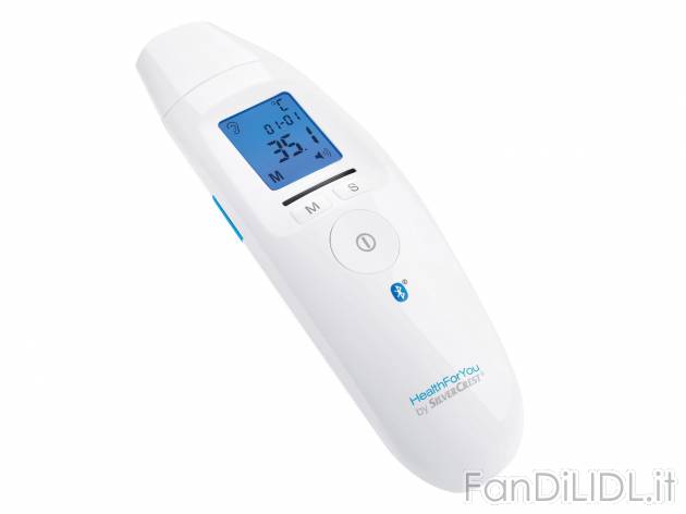 Termometro multifunzione HealthForYou Silvercrest, prezzo 19.99 € 
Con App 
- ...