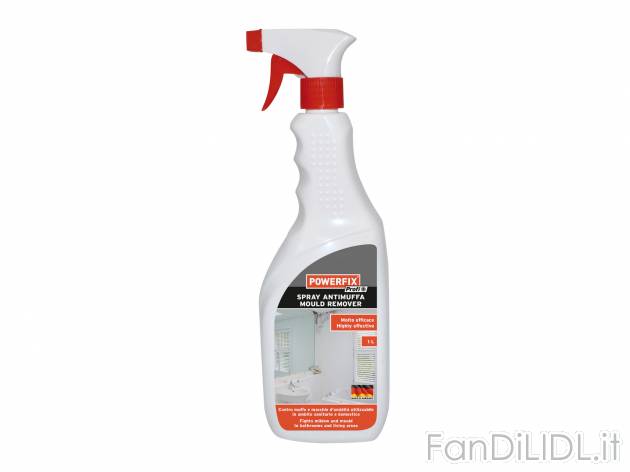 Spray antimuffa Powerfix, prezzo 2.99 &#8364;  
1 l
Caratteristiche