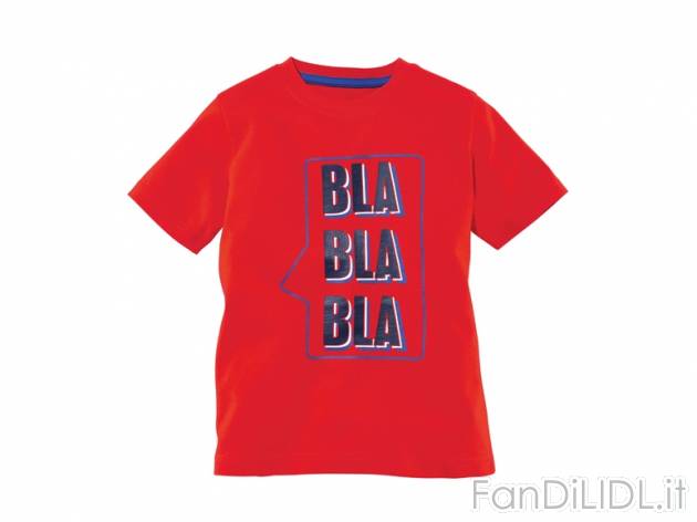 T-shirt da bambino Lupilu, prezzo 2,99 &#8364; per Alla confezione 
- 100% cotone ...