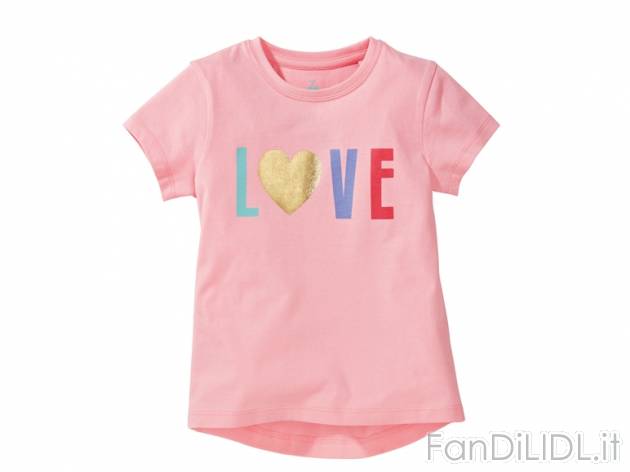 T-shirt da bambina Lupilu, prezzo 2,99 &#8364; per Alla confezione 
- Piacevole ...