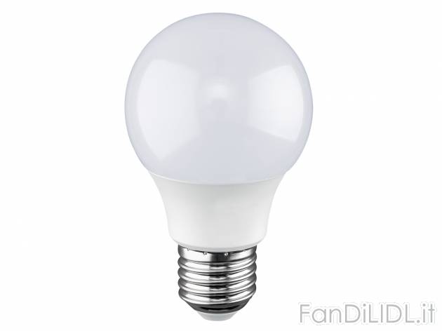Lampadina LED Livarno Lux, prezzo 9.99 &#8364; 
6 pezzi 
E27
- 5,5 W
- bianco ...