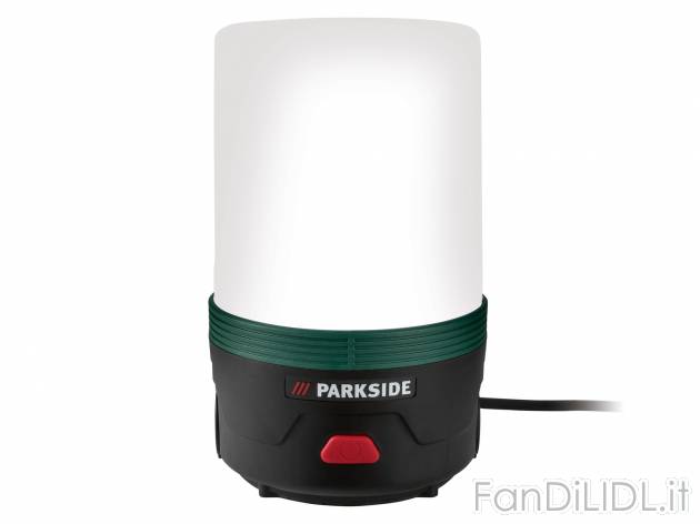 Lampada LED da lavoro 360 � Parkside, prezzo 59.00 € 
- Con due prese integrate ...