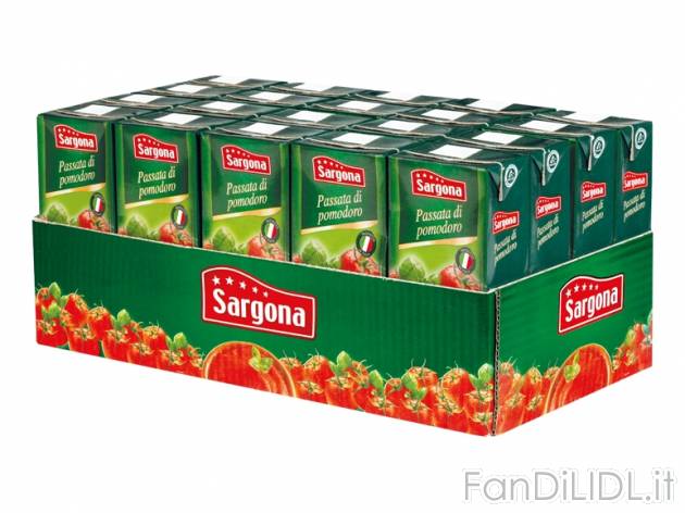 Passata di pomodoro , prezzo 8,25 &#8364; per 20x 500 g, € 0,83/kg EUR. 
- ...