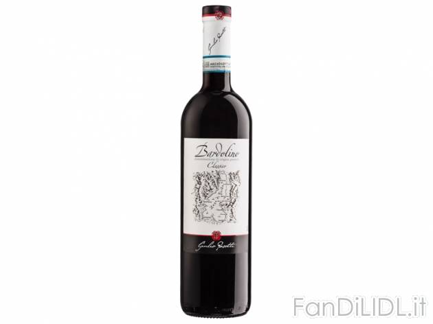 Bardolino DOP Classico , prezzo 1,79 &#8364; per 0,75 l, € 2,39/l EUR. 
- ...