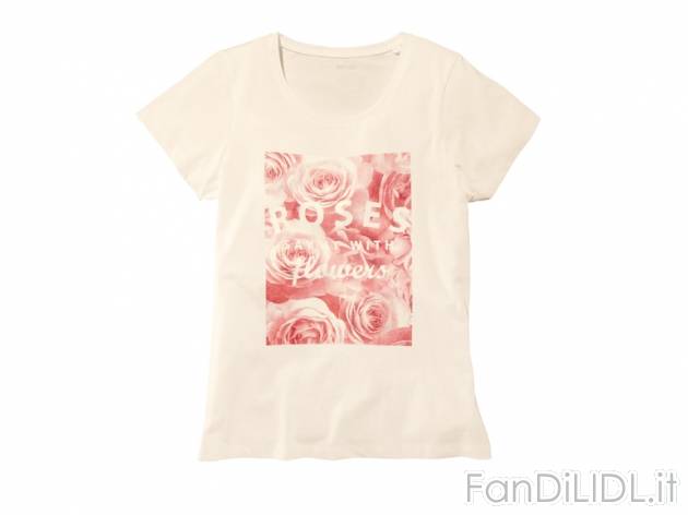 T-shirt da donna Esmara, prezzo 4,99 &#8364; per Alla confezione 
- Piacevole ...