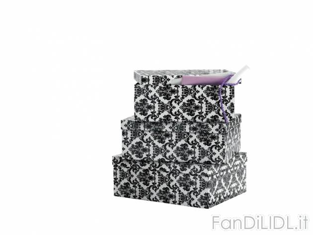 Set scatole multiuso Ordex, prezzo 7,99 &#8364; per Alla confezione 
- In robusto ...