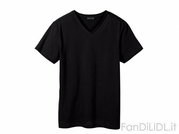 T-shirt da uomo Livergy, prezzo 4,99 &#8364; per Alla confezione 
- In puro ...
