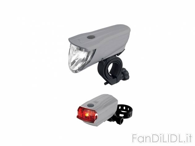 Set fari LED per bici , prezzo 12,99 &#8364; per Al set 
- Montaggio senza ...