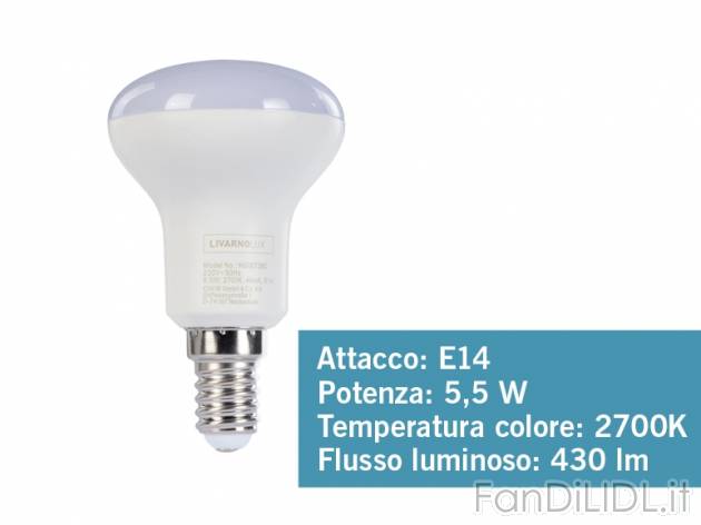 Faretto LED 4/5,5/7W , prezzo 4,99 &#8364; per Alla confezione 
- A scelta ...