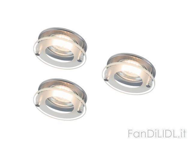 Set faretti LED da incasso , prezzo 12,99 &#8364; per Al set 
- Faretti orientabili ...