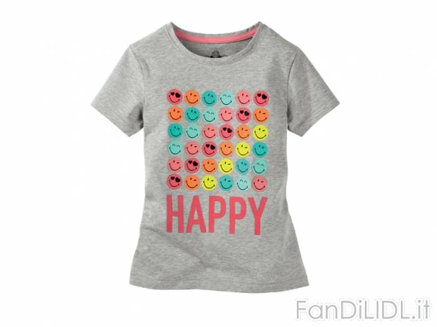 T-shirt da bambina &quot;Smiley&quot; , prezzo 4,99 &#8364; per Alla ...