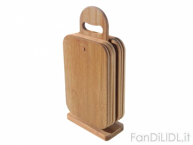 Set taglieri da cucina Ernesto, prezzo 6,99 &#8364; per Al set 
- Legno di bamb&ugrave; ...