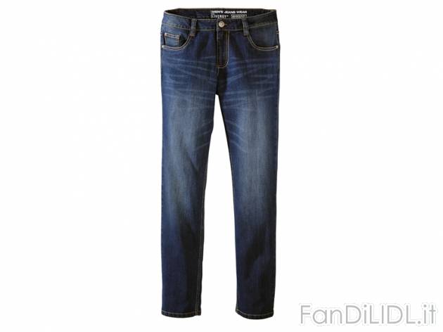 Jeans Slim Fit da uomo Livergy, prezzo 11,99 &#8364; per Alla confezione 
- ...