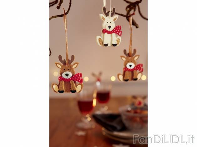 Decorazioni natalizie in feltro Melinera, prezzo 1,49 &#8364; per Alla confezione ...