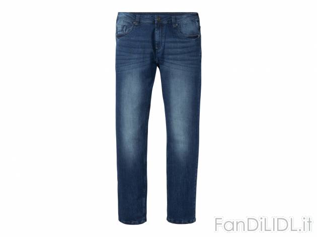 Jeans Slim Fit da uomo Livergy, prezzo 12.99 € 
Misure: 46-56 
- Rinforzo sulle ...