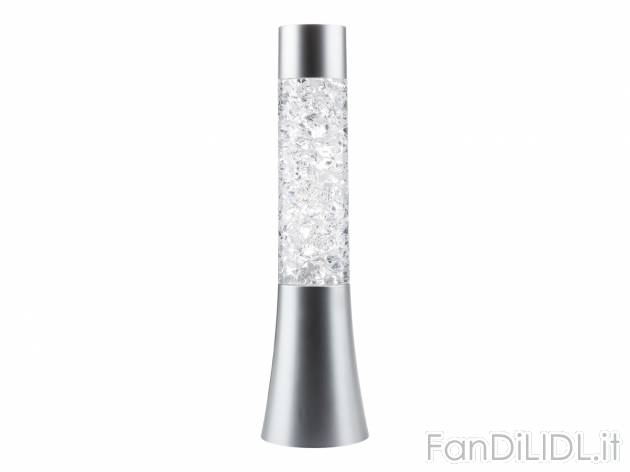Lampada LED con effetti colorati Melinera, prezzo 9.99 € 
- Con effetto cristalli ...