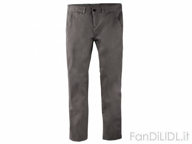Pantaloni twill da uomo Livergy, prezzo 12,99 &#8364; per Alla confezione 
- ...