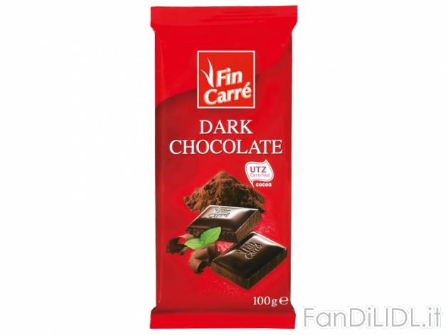 Cioccolato fondente , prezzo 0,39 &#8364; per 700 g, € 3,90/kg EUR. 
- Per ...