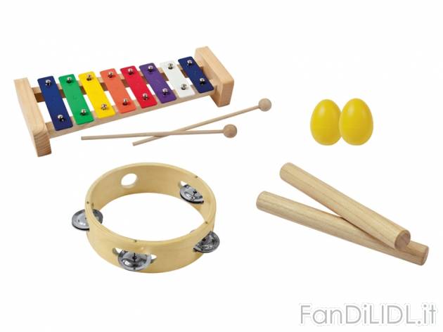 Set strumenti musicali per bambini , prezzo 9,99 &#8364; per Al set 
A scelta ...