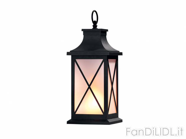 Lanterna decorativa LED Melinera, prezzo 9.99 &#8364; 
- Con effetto fiamma ...
