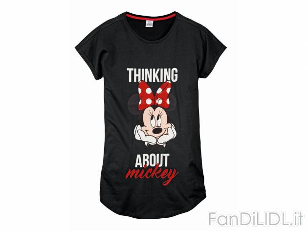 Maxi T-shirt  da donna , prezzo 7.99 &#8364; per Alla confezione 
-  In puro cotone