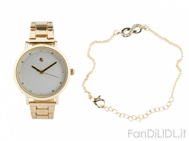 Set orologio e braccialetto da donna , prezzo 9.99 EUR 
Set orologio e braccialetto ...