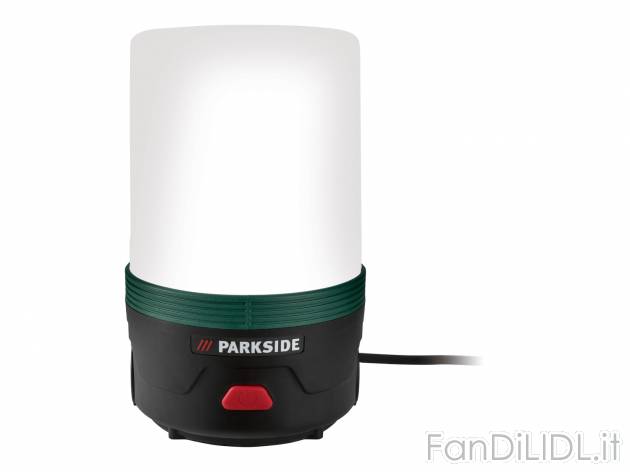 Lampada LED da lavoro 360 � Parkside, prezzo 49.00 € 
- Con due prese integrate ...