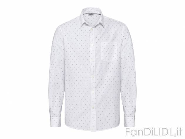 Camicia Modern Fit da uomo Livergy, prezzo 9.99 &#8364; 
Misure: S-XL 
- 
Puro ...