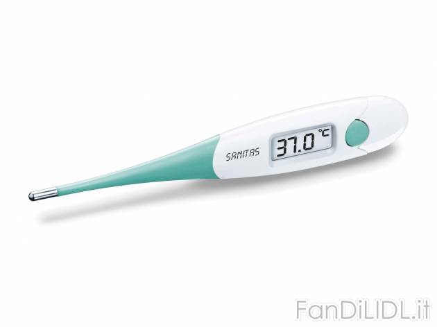 Termometro digitale per la febbre Sanitas, prezzo 2.99 € 
- Rapida misurazione ...