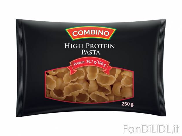 Pasta con proteine isolate di pisello, 250g , prezzo 1,49 &#8364; per €5.96/kg