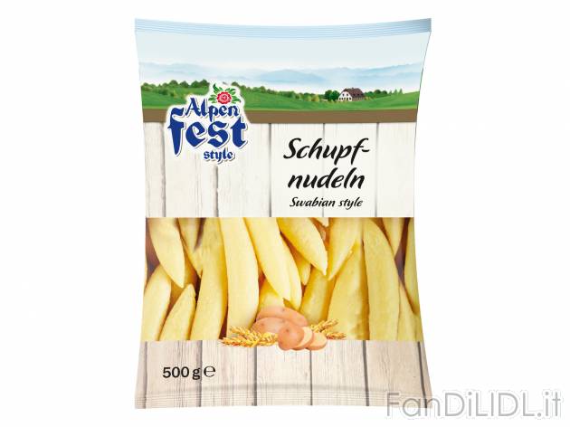 Gnocchetti di patate o Schwäbische Spätzle IGP Alpen Fest Style, prezzo 1.29 € ...