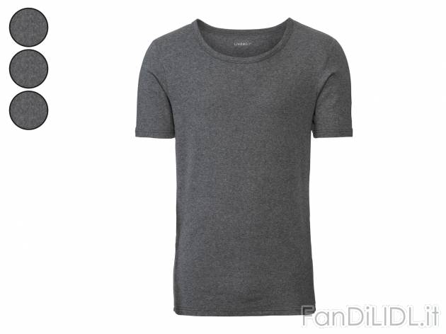T-Shirt intima da uomo Livergy, prezzo 9.99 € 
3 pezzi - Misure: M-XL
Taglie ...