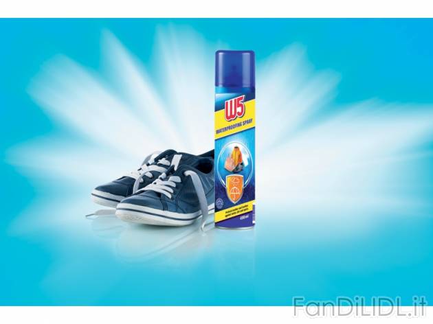 Spray impermeabilizzante per tessuti W5, prezzo 1,99 &#8364; per 400 ml, € ...
