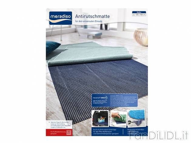 Sottotappeto antiscivolo 150 x 100 cm Meradiso, prezzo 2,99 &#8364; per Alla ...