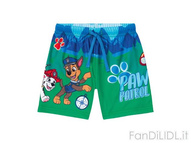 Shorts da bambino Paw Patrol, Jurassic , prezzo 4.99 EUR