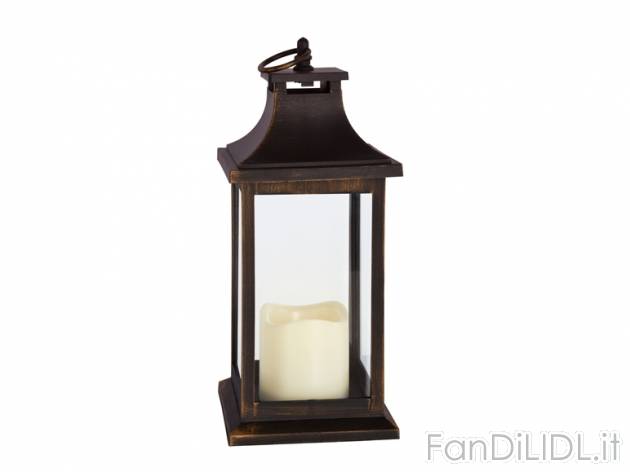 Lanterna decorativa LED Melinera, prezzo 7,99 &#8364; per Alla confezione 
- ...