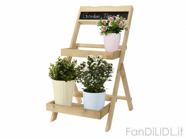 Scaffale in legno per fiori e piante Florabest, prezzo 19,99 &#8364; per Alla ...